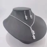 By Queen Elegant Crystal Κολιέ Και Σκουλαρίκια Με Λαμπερές Πέτρες - Image 19
