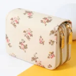 By Queen Elegant Γυναικείο Πορτοφόλι Floral Mini Wallet Με Διπλό Φερμουάρ - Image 9