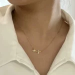 By Queen Ασημένιο Gold Plated Κολιέ Τουλίπα Mε Ζιργκόν - Image 10
