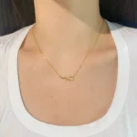 By Queen Ασημένιο Gold Plated Κολιέ Τουλίπα Mε Ζιργκόν - Image 18