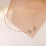 By Queen Ασημένιο Rose Gold Plated Κολιέ Τουλίπα Mε Ζιργκόν - Image 19