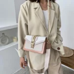 By Queen γυναικεια τσάντα tote από οικολογικό δέρμα ροζ - Image 6