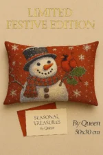 By Queen Limited Festive Edition Μαξιλαροθήκη Χιονάνθρωπος & Καρδινάλιος 50×30 εκ. - Image 5