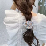 By Queen Scrunchie Floral And Butterfly Με Ανοιξιάτικα Χρώματα (Τυχαίο Χρώμα Επιλογής) - Image 3