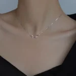 By Queen Ασημένιο Minimal Elegant Κολιέ Τουλίπα Mε Ζιργκόν - Image 20