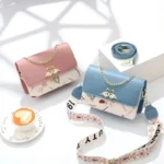 By Queen Γυναικεία Tote Flap Τσάντα Ροζ - Image 5